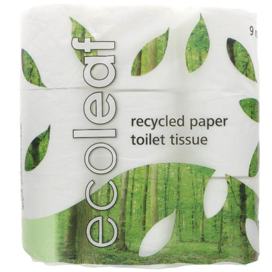 Ecoleaf Toilet Roll 100% Recycled Paper