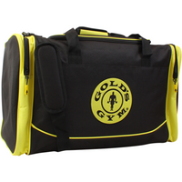 Gold's Gym Men's Holdall Bag Yellow, Black/Gold