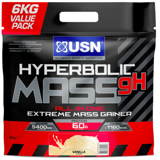 USN Hyperbolic Mass - Mass Gainer Shake Vanilla 6kg