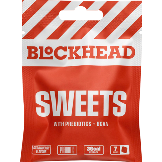 Blockhead BCAA & Prebiotic Vegan Sweets 7 Peices