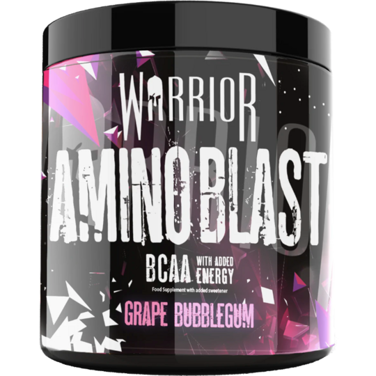 Warrior Supplements Amino Blast BCAA Powder Amino Acids 270g - Grape Bubblegum
