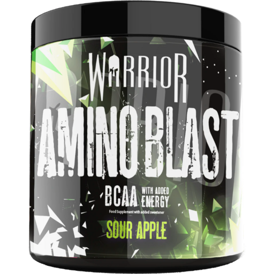 Warrior Supplements Amino Blast BCAA Powder Amino Acids 270g - Sour Apple