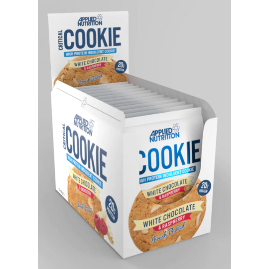 Applied Nutrition Critical Cookie White Chocolate and Raspberry 12 Units