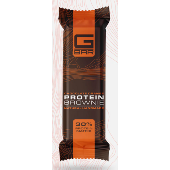 G Bar Chocolate Orange Protein Brownie 12 x 60g