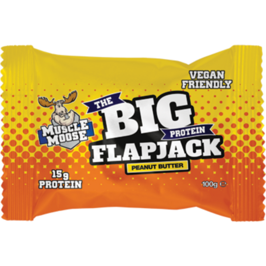 Muscle Moose The Big Protein Flapjack Peanut Butter 24 x 100g