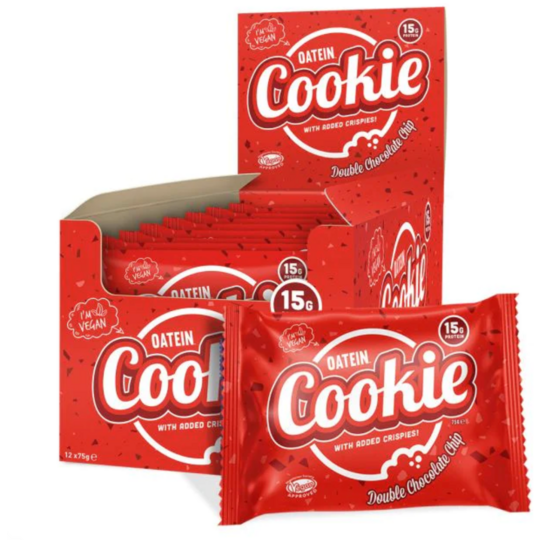 Oatein Cookie Double Chocolate Chip Vegan (12 Pack)