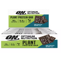 Optimum Nutrition Plant Protein Bars Dark Chocolate Sea Salt 60g x 12