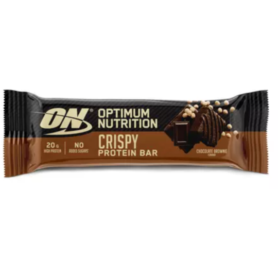 Optimum Nutrition Crispy Protein Bars Chocolate Brownie Flavour 10 x 65g