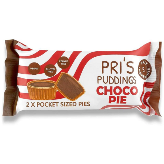 Pri's Puddings Pocket Sized Pies - Choco Pie x 12 Packs