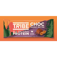 TRIBE Choc Peanut Butter Natural Plant Protein Bar 50g