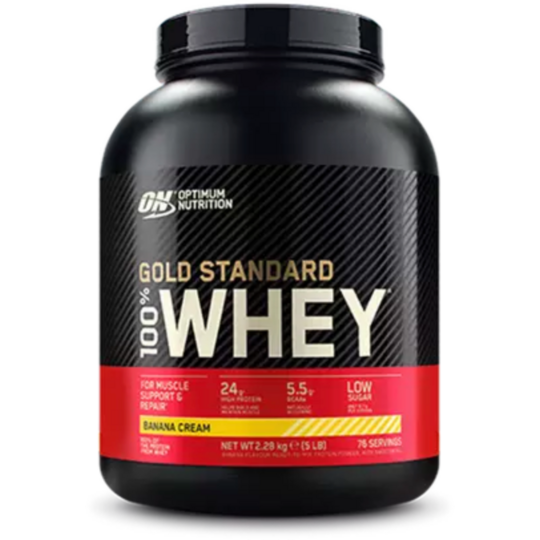Optimum Nutrition Gold Standard 100% Whey Powder Banana Cream 2.2kg