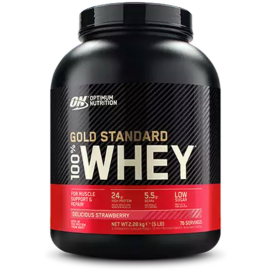Optimum Nutrition Gold Standard 100% Whey Powder Delicious Strawberry 2.2kg