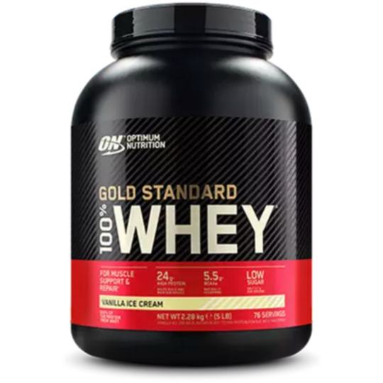 Optimum Nutrition Gold Standard 100% Whey Powder Vanilla Ice Cream 2.2kg