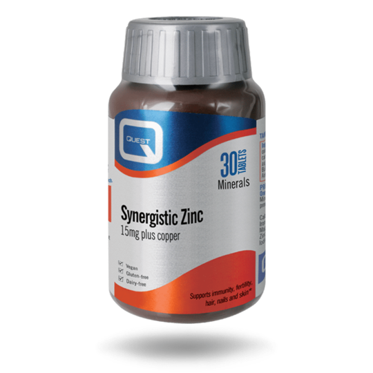Quest Synergistic Zinc 15mg 30 Tablets
