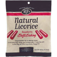 RJ's Natural Raspberry Licorice 300g
