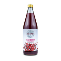 Biona Organic Cranberry Fruit Drink - No Added Sugar 750ml