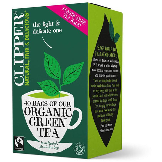 Clipper Organic & Fair Trade Green Tea (40 Bags)