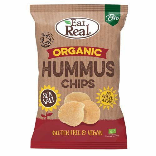 Eat Real Hummus Sea Salt Chips - Organic 100g