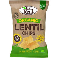 Eat Real Lentil Sea Salt Chips - Organic 100g