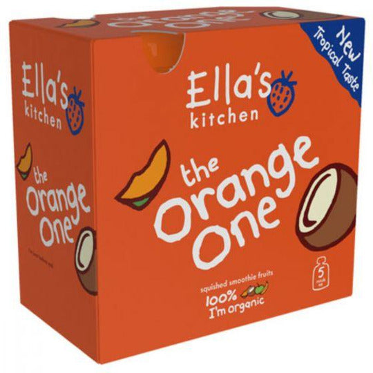 Ellas Kitchen Smoothie Fruit Orange One Multipack (90gx5)