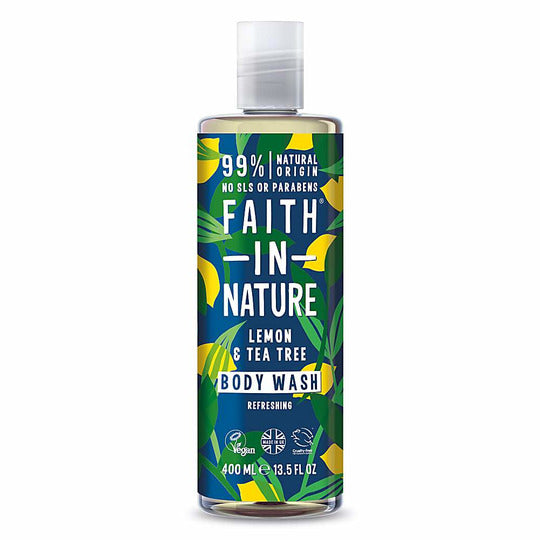 Faith In Nature Lemon and Tea Tree Body Wash 400ml