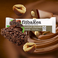 FITBAKES HAZELNUT CHOCOLATE CRUNCH (MINI BAR) 19g