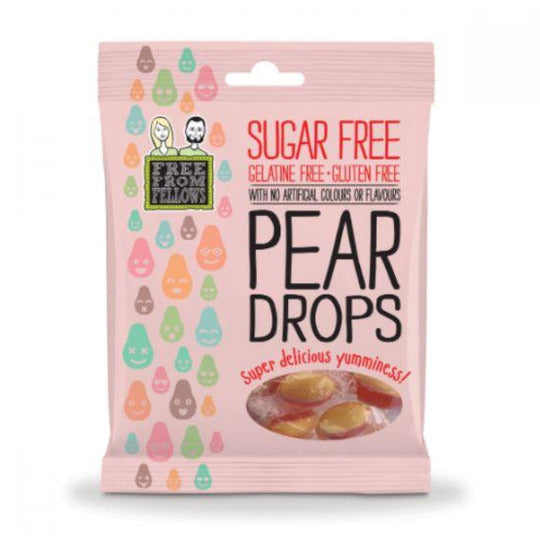 Free From Fellows Pear Drops Hard Boiled Sweets 70g