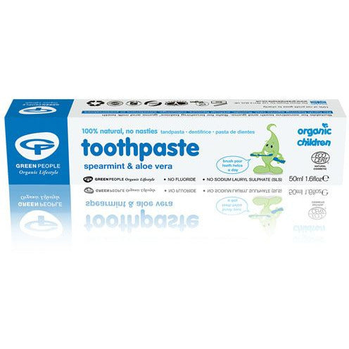 Green People Childs Spearmint and Aloe Vera Toothpaste 50ml