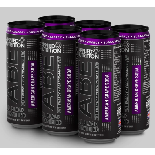 Applied Nutrition ABE Energy Can American Grape Flavour 6 x 330ml