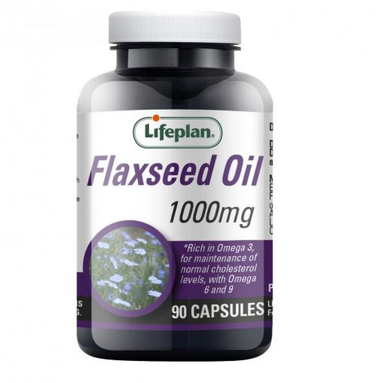 Lifeplan Flaxseed Oil Capsules - 90 Vegetarian Capsules