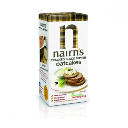 Nairn's Cracked Black Pepper Oatcakes 200g