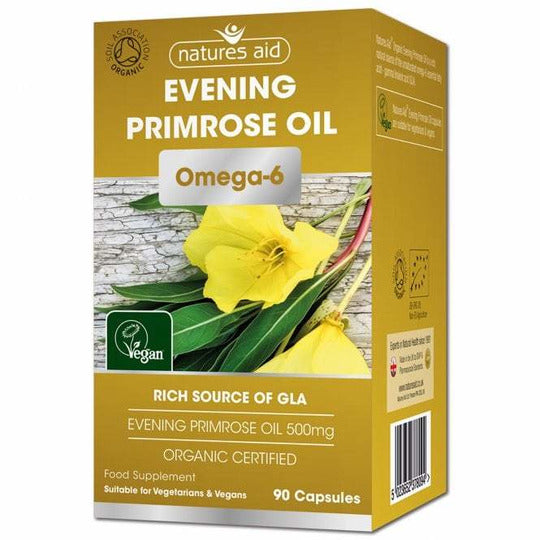 Natures Aid Organic Evening Primrose Oil 90s