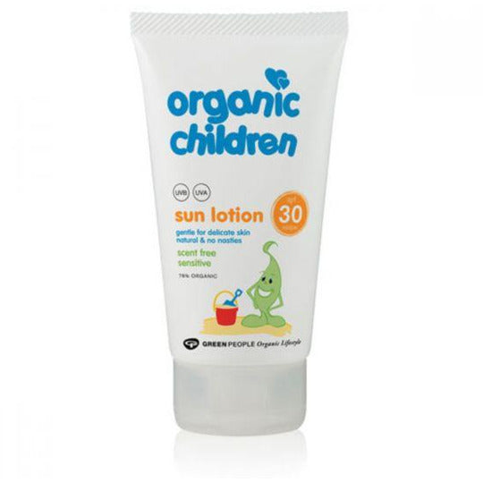 Green People Childs Scent Free Sun Lotion SPF 30 150ml