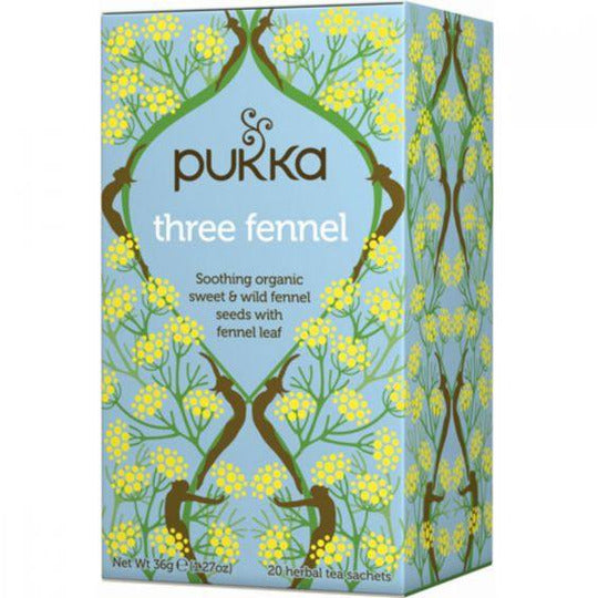 Pukka Three Fennel Herbal Tea (20 Bags)