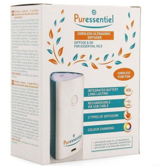 Puressentiel Cordless Ultrasonic Diffuser - Diffuse & Go