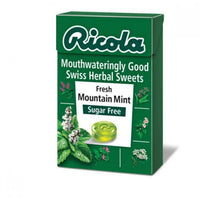 Ricola - Mountain Mint Sugar Free With Stevia 45g