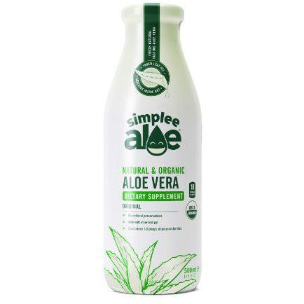 Simplee Aloe All Natural & Organic Aloe - Plain 500ml