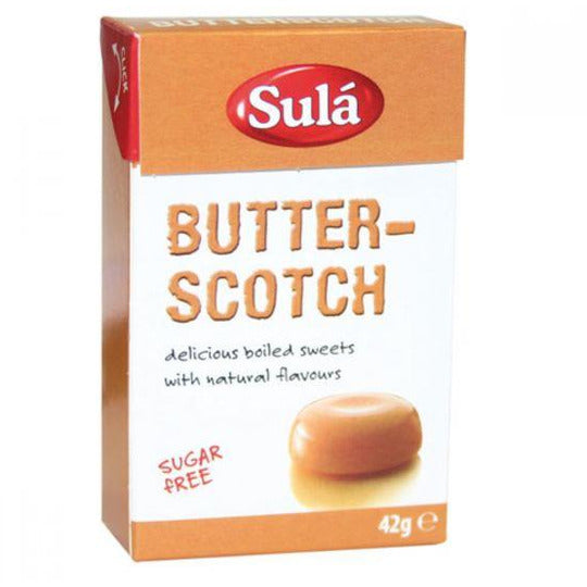 Sula Butterscotch Sweets - Sugar Free 42g