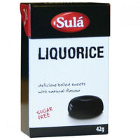 Sula Liquorice Sweets - Sugar Free 42g