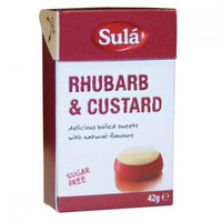 Sula Rhubarb & Custard Sweets - Sugar Free 42g