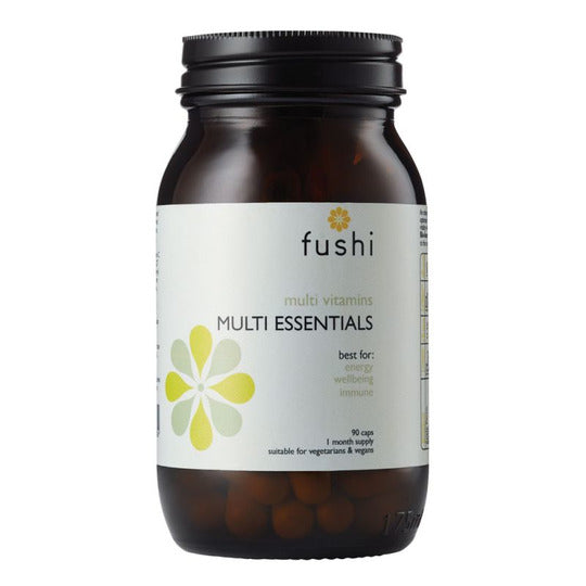 Fushi Multi Essentials 500mg Vit Complex & Bio-Kelp Veg Caps 90s